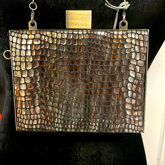 NWT HOBO Alligator crocodile clutch - Picture 2 of 10